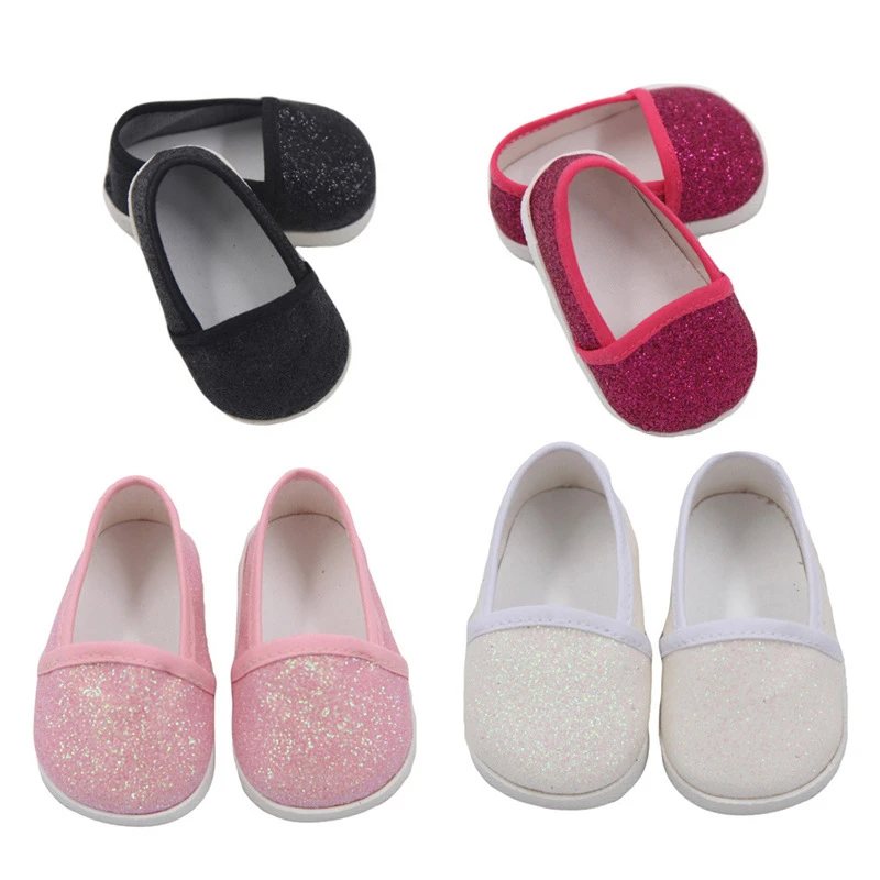14.5/" Doll Pink Glitter Heels fits 14.5/" Doll Pink High Heel Shoes
