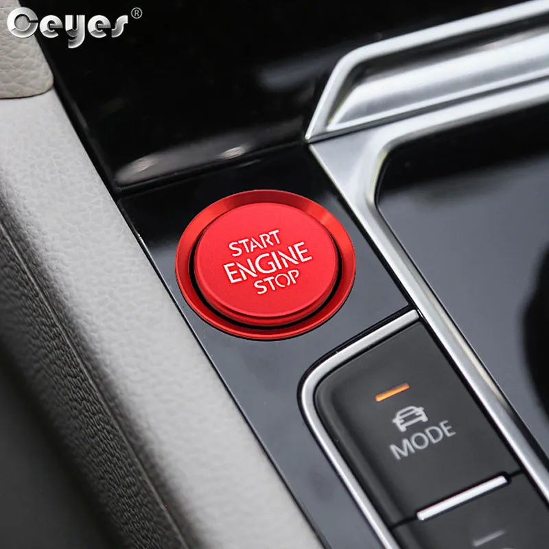 Car Start Engine Button Key Ring for VOLKSWAGEN AUDI SKODA SEAT (1)