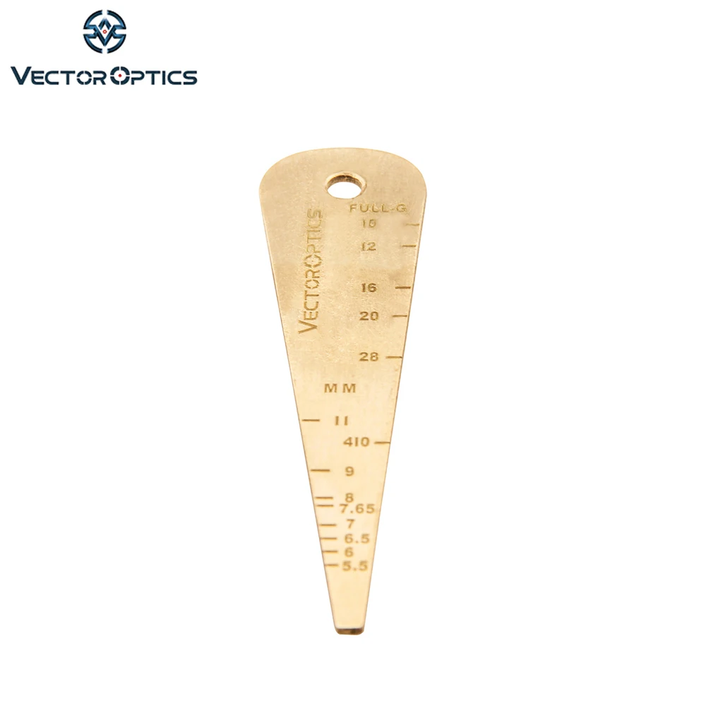 

Vector Optics BRASS Gun Bore Gauge Bronze Check Caliber Bore Diameter Gun Accessory Fits Shotgun Real Firearms