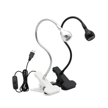 

Newest USB Power LED Desk Lamps Flexible Clip Holder for Study Living Room 5V Eyes Protection Portable Reading Book Lights