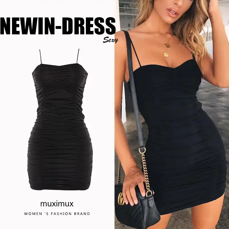 womens short black dress