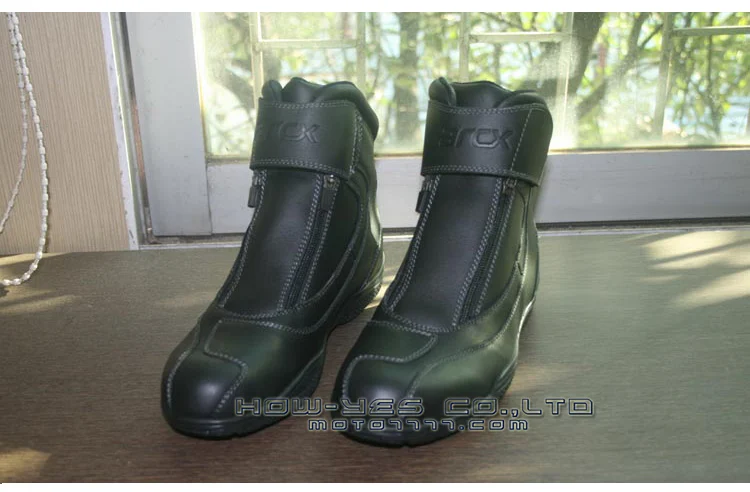 How-yes ARCX, водонепроницаемые мотоциклетные ботинки, гоночная кожаная обувь, высокое качество, мотоциклетные кроссы, защитные ботинки, черный цвет, 39-45