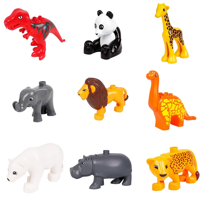 Animal Zoo Large Building font b Blocks b font Enlighten Child font b Toys b font