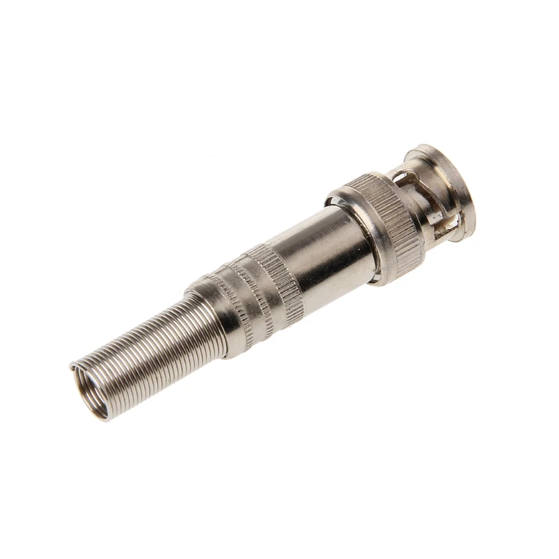  Free Shipping 10Pcs BNC Male Plug Connector To Screw For RG-59 Coaxical Cable CCTV Camera - 32911471424
