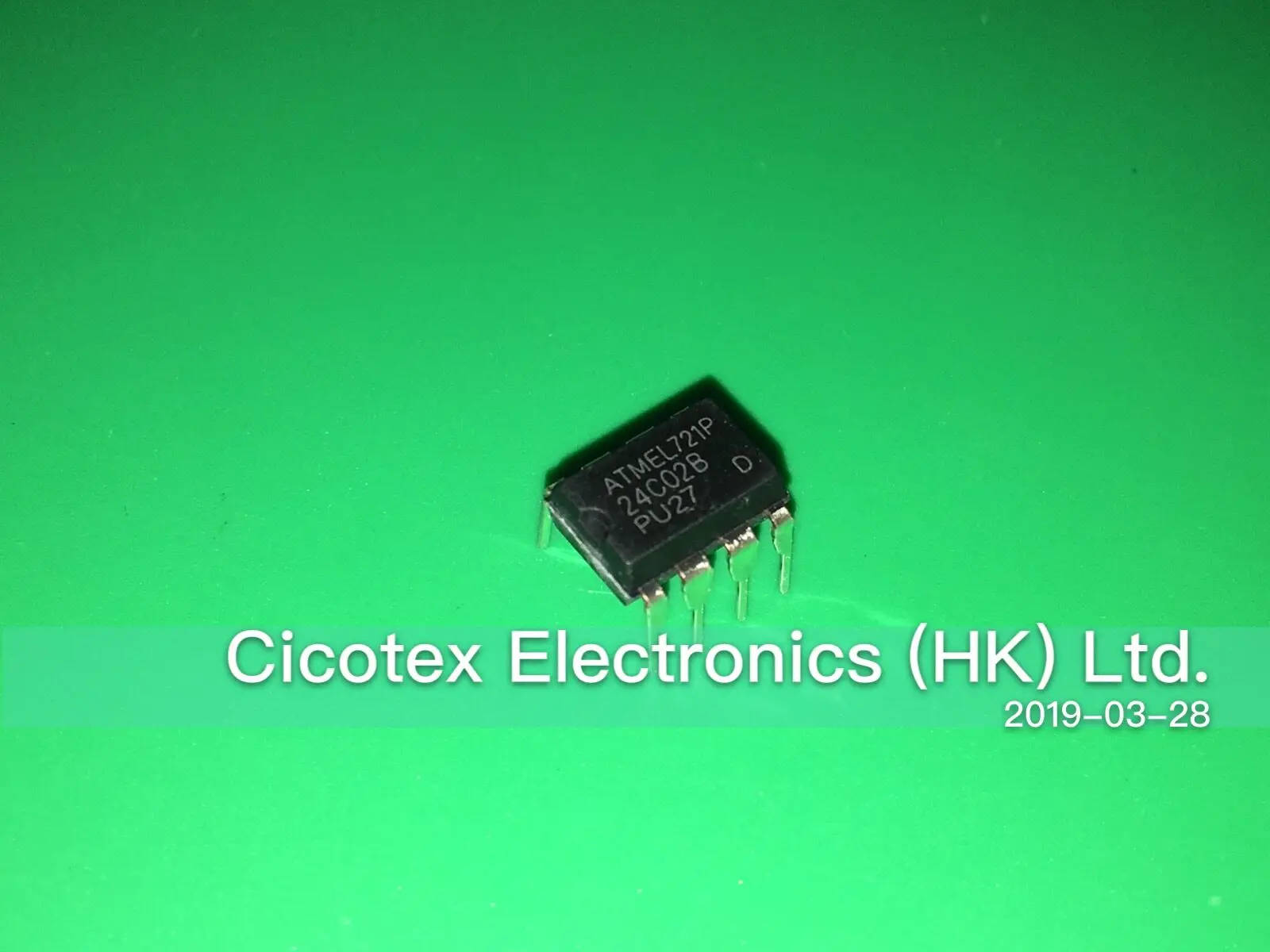 10pcs/lot AT24C02 10PU 2.7 DIP 8 24C02PU27 24C02 PU27 IC EEPROM 2K I2C ...