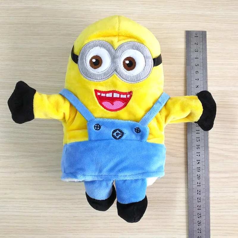 2015 New Minions Hand Puppet Plush Toy Story Toy Cheap Family Dolls
