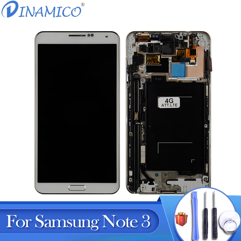 

Dinamico 3G/4G LTE N9000 Lcd For Samsung Galaxy Note 3 Lcd N9005 Display With Touch Screen Digitizer Assembly With Frame