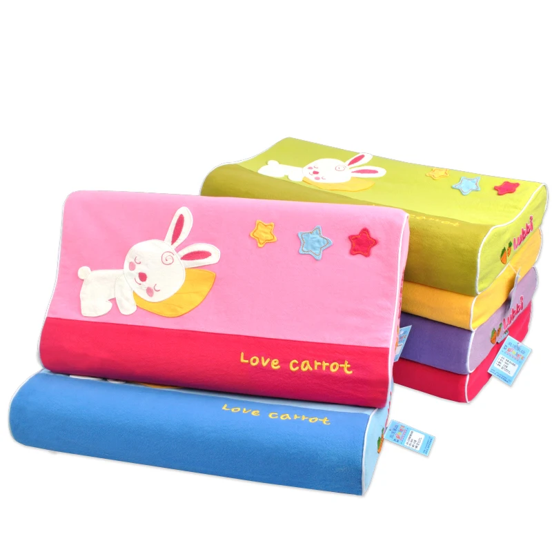 

Free Shipping Baby Memory Pillow Slow Rebound Protect Neck Cotton Pillow Cartoon Style Pillow For 0-8 Years Old Baby Use T01