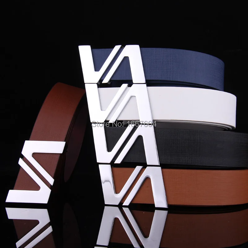 Fashion Premium Geometric Shape Metal Smooth Alloy Men's Belt Male Strap Waistband For Young Man birthday gift | Аксессуары для