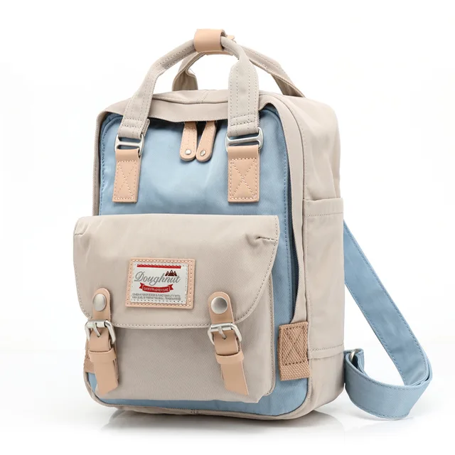 Doughnut Backpack School Bag for Teenagers College Nylon Student