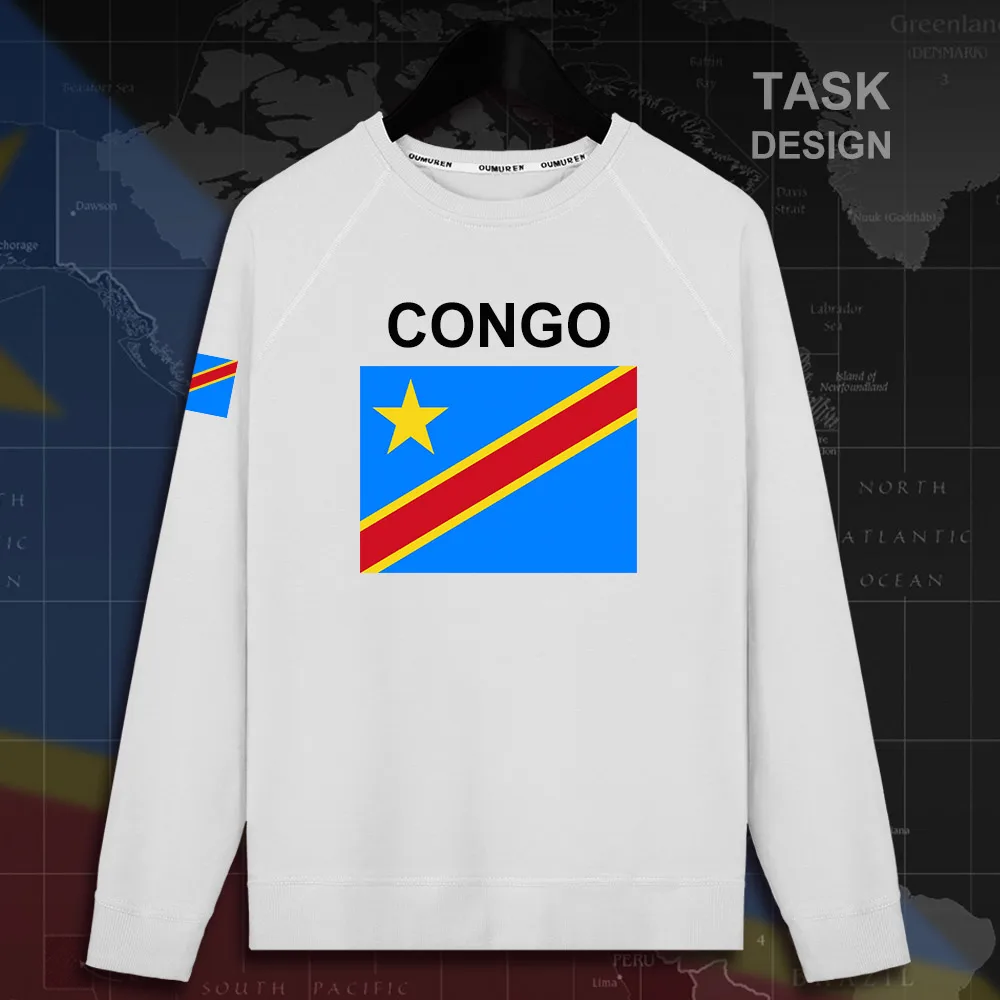 DR Congo COD DRC DROC Kinsha мужские пуловеры толстовки Мужская толстовка уличная одежда