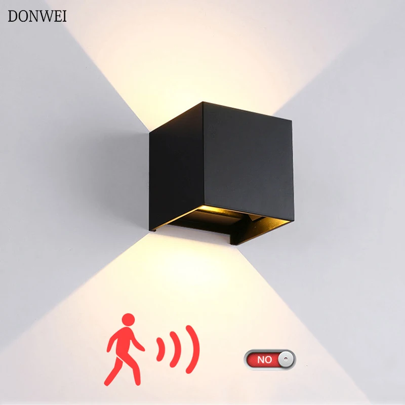 modern porch light with motion sensor