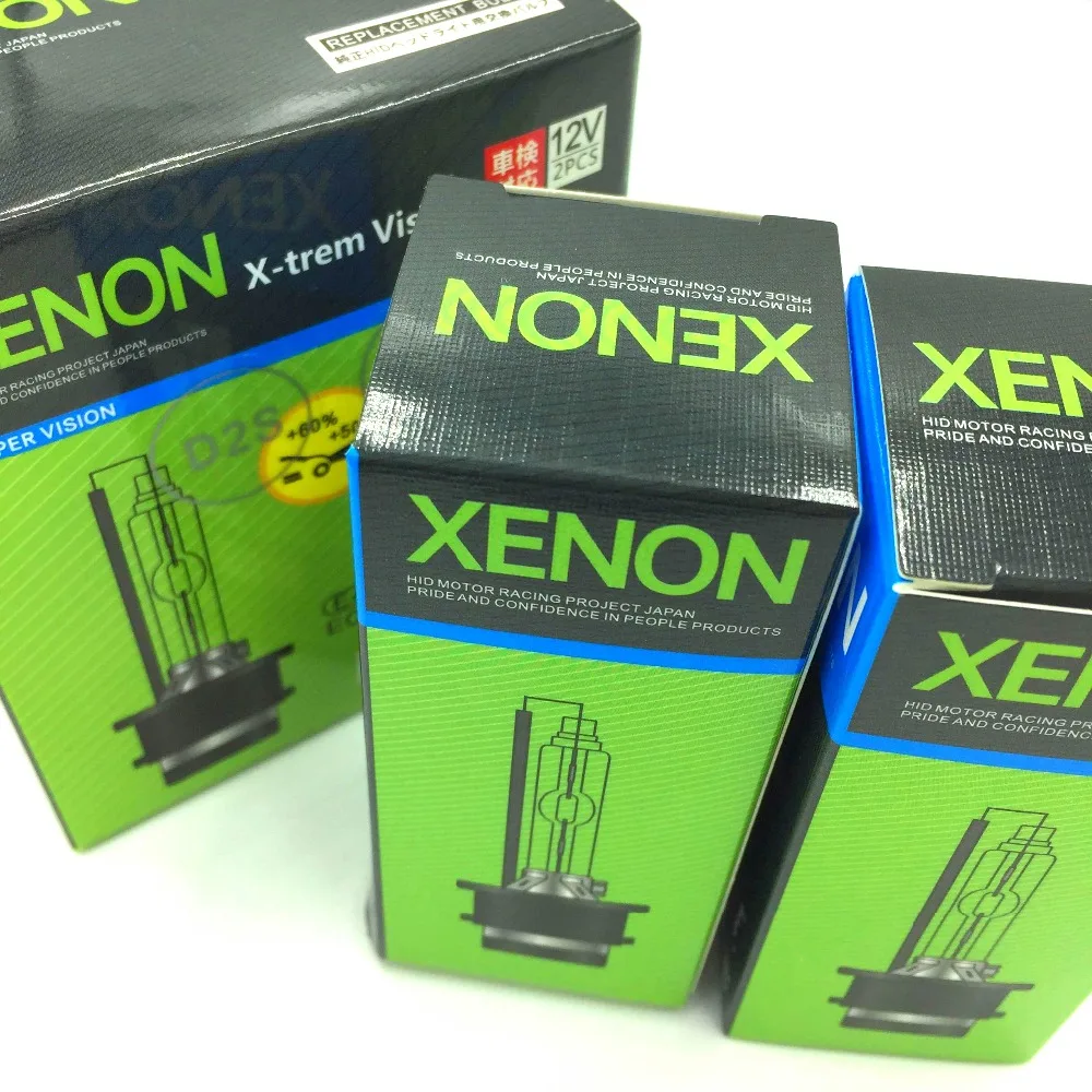 2 шт. 35 Вт HID ксеноновая лампа D2S авто фары комплект для замены 12 V 4300 K 5000 6000 8000 10000 12000