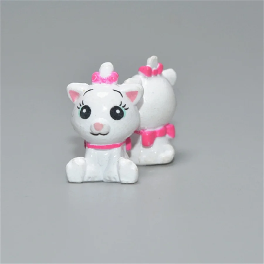 

120pcs/lot 1cm cute baby Marie Cat very small figure toys marie cat mini collection toys marie cat diy figure toys
