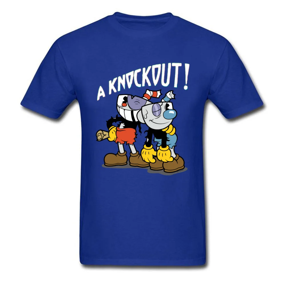 Knockout VALENTINE DAY Cotton O-Neck T Shirt Short Sleeve Family Tops Tees Coupons Printed Tshirts Drop Shipping Knockout blue