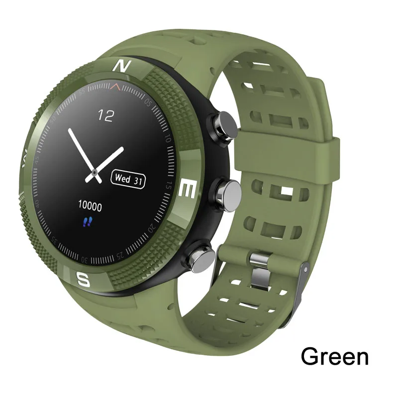 Greentiger F18 умные часы с gps шагомером IP68 Водонепроницаемые напоминания о звонках мужские и женские Bluetooth спортивные Смарт-часы Android IOS - Цвет: Зеленый