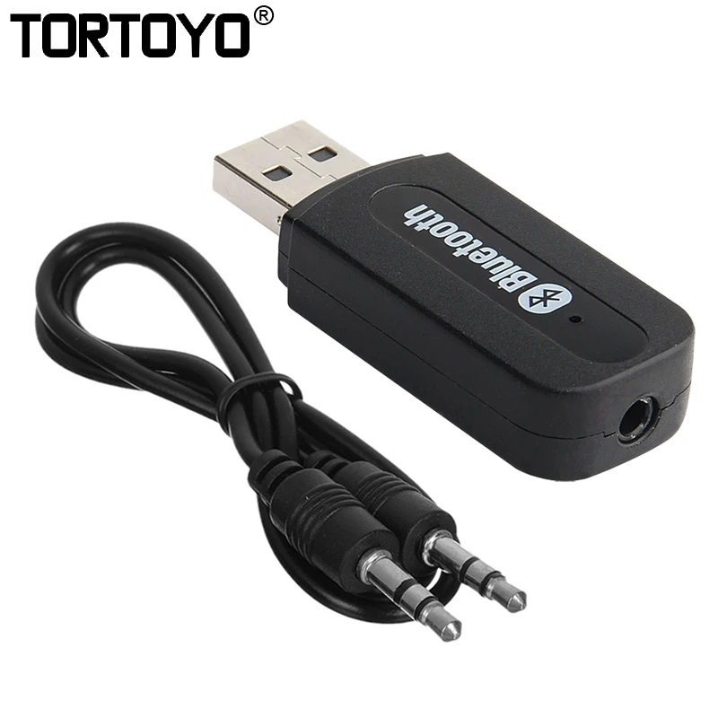 

Bluetooth Receiver A2DP Dongle Stereo Music Audio Receiver Wireless USB Adapter for Car AUX Android/IOS Mobile Phone 3.5mm Jack
