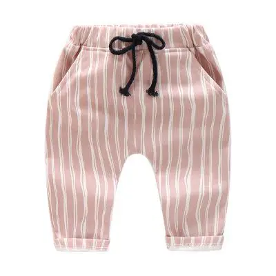 Весенне-летняя детская верхняя одежда, Хлопковые Штаны для мамы и ребенка, цельнокроеная одежда для малышей - Цвет: pink