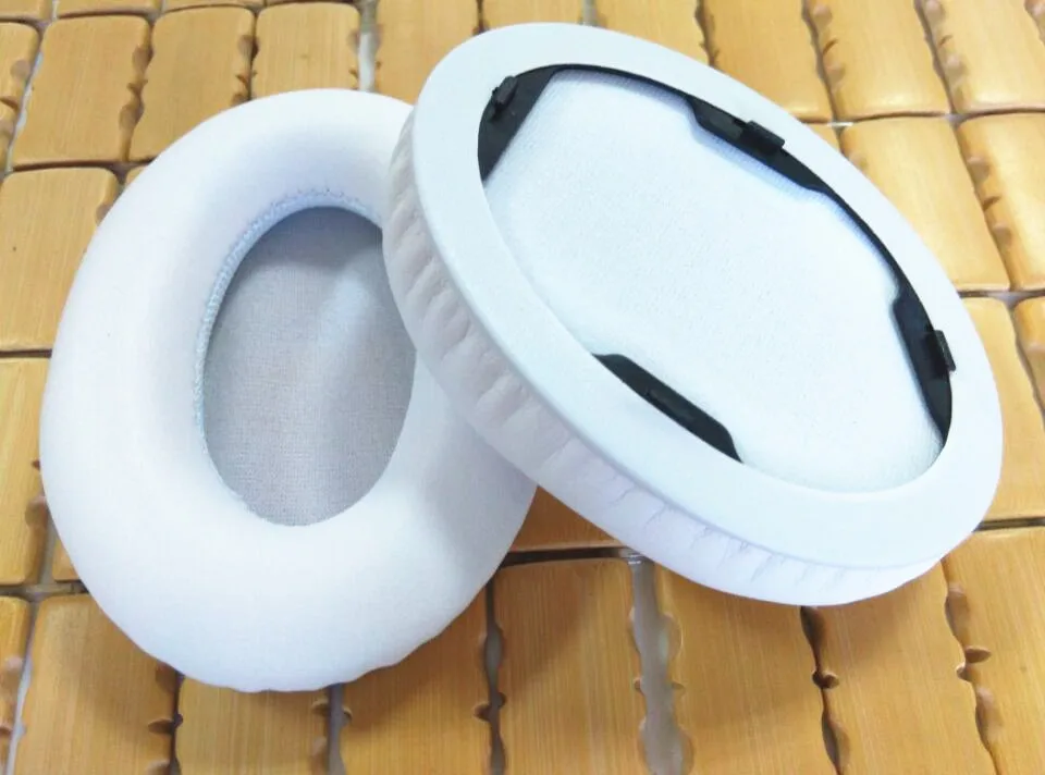

White Replacement Earpads Ear Pads Cushions for Studio Headphone