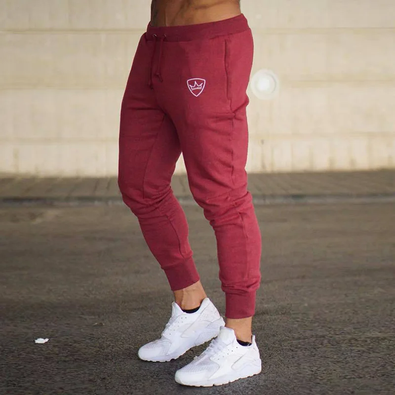 Men's Jogging Pants - Homme Sport Solid Joggers for Bodybuilding, Sweatpants for Gym Training and Running - Jogging Trousers ideal for Men image 4