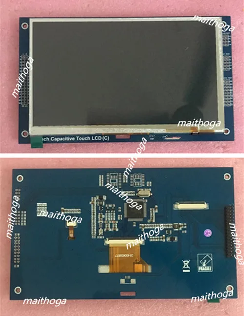 

7.0 inch SPI LCD Capacitive Touch Screen Module RA8875 Controller GT911 800*480 I2C Interface