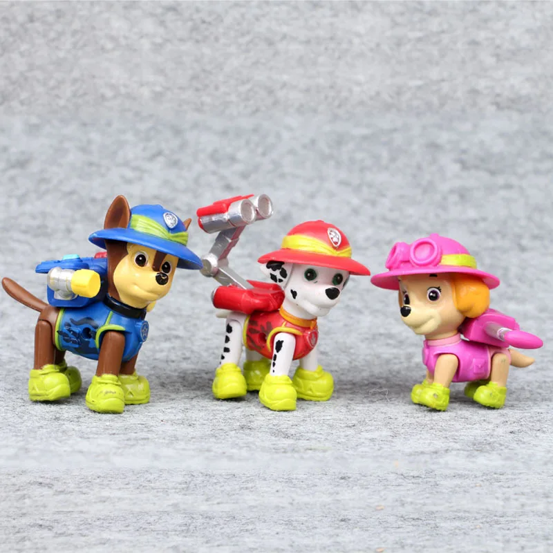 New Paw patrol puppy patrol dog Toy 6/set Action Figures Patrulla Canina juguetes Model Toy For Children Best Gifts
