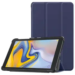 Для Samsung Galaxy Tab A 8,0 2018 T387 SM-T387 T387V чехол для планшета откидной Стенд кронштейн Смарт планшет PU кожаный чехол
