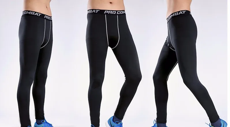 Спортивная Pro мужские легинсы для бега фитнес длинные тренировочные брюки бодибилдера армейские быстросохнущая Спортивная идущие тренировочные леггинсы брюки для девочек