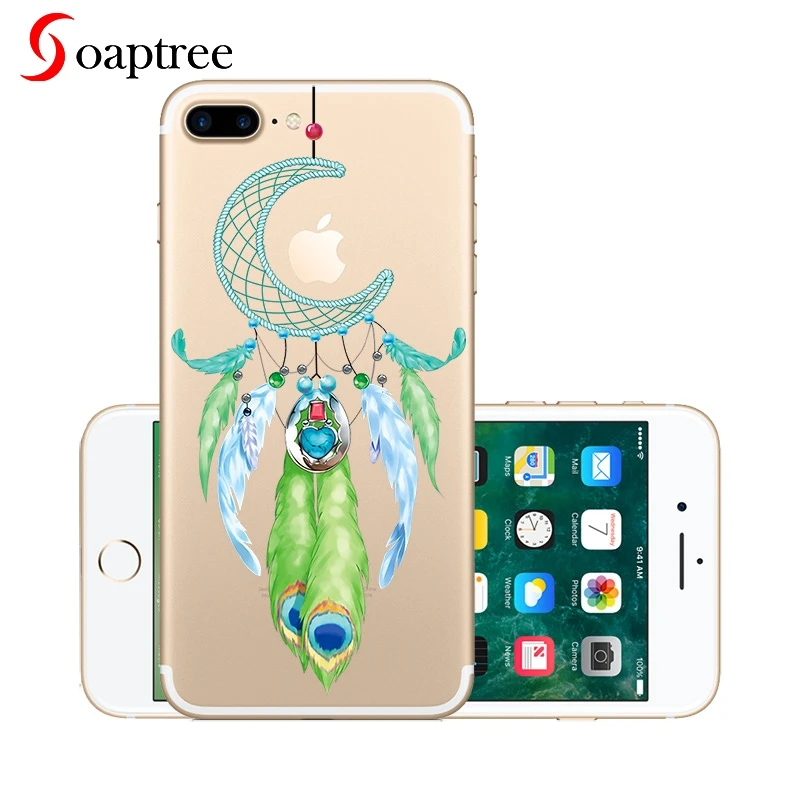 

Silicone Phone Case For Apple iphone 7Plus Case Cell Phone Bumper For iphone 7 Cover iphone 7 Plus Cover Transparent Soft TPU