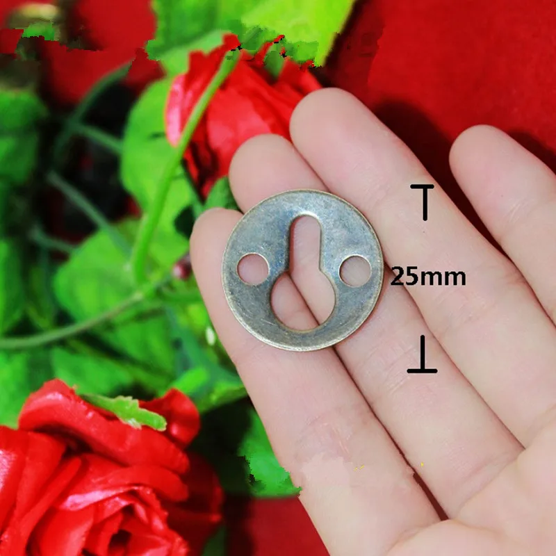 جولة صورة النفط اللوحة إطار المرآة هوكس المعلقون مع مسامير ، البرونز لهجة ، 25 ملليمتر ، 20 قطع جولة صورة النفط اللوحة إطار المرآة هوكس المعلقون مع مسامير ، البرونز لهجة ، 25 ملليمتر ، 20 قطع