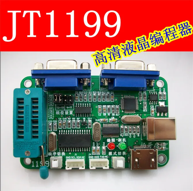 

Free shipping USB LCD TV LCD programmer write JT1199 with LCD factory data