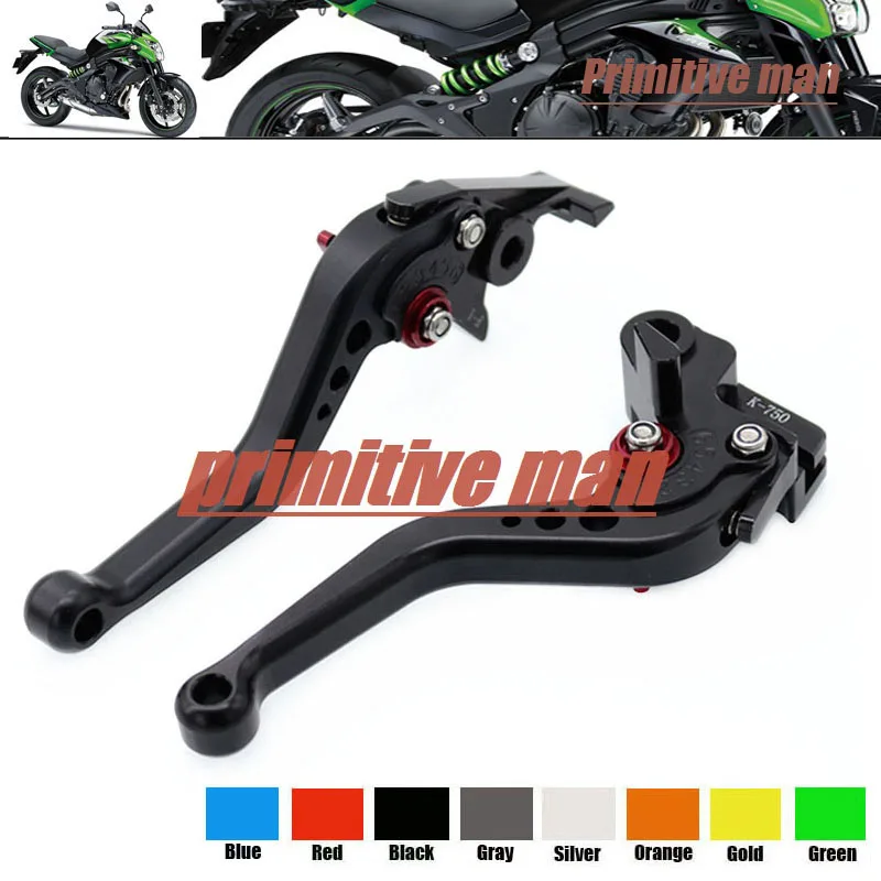 

For KAWASAKI Z750S 06-08 GPZ500S/EX500R NINJA 90-09 ZR750 ZEPHYR 91-93 Motorcycle Aluminum Short Brake Clutch Levers Black