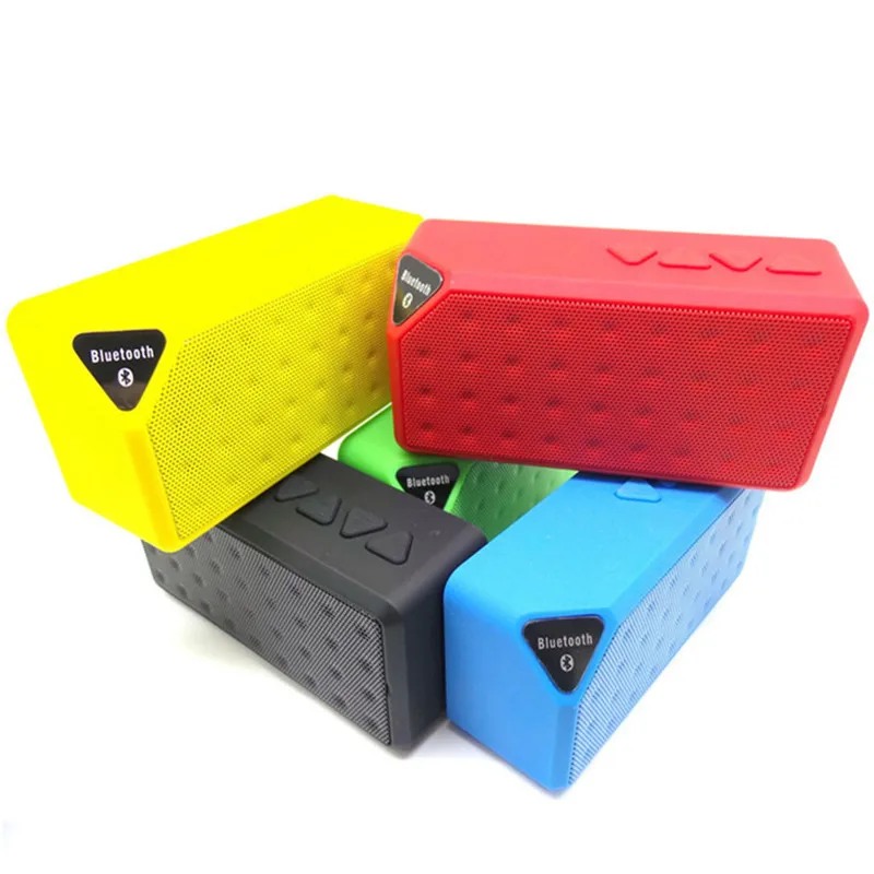 Мини X3 Портативный беспроводной Bluetooth динамик с микрофоном громкий Бумбокс