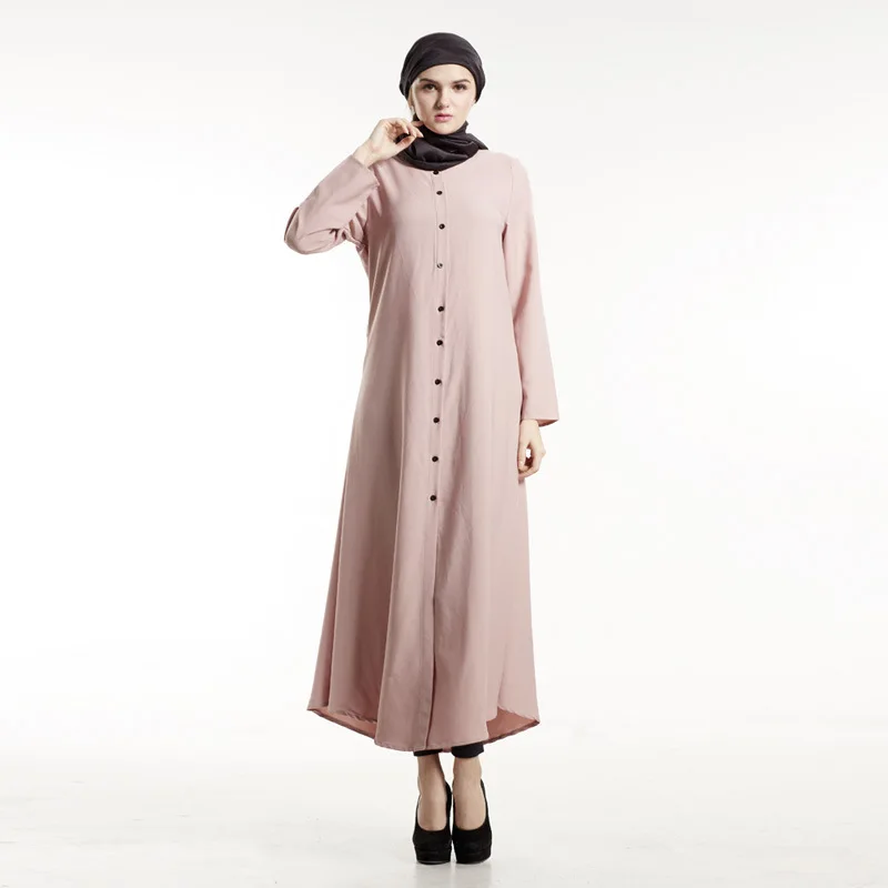 Мусульманское длинное платье рубашка abaya большого размера женское Турция