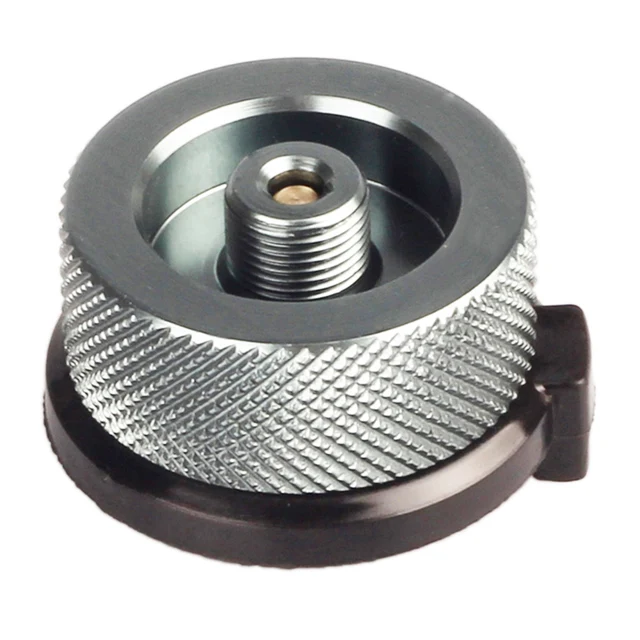 Outdoor Camping Picnic Stove Split Converter Mini Gas Bottle Adapter Burne N9Z5