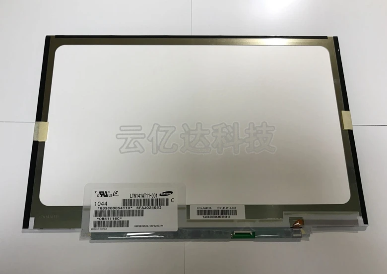 14," тонкий LEDLCD экран LTN141AT11-001 G01 для samsung X460