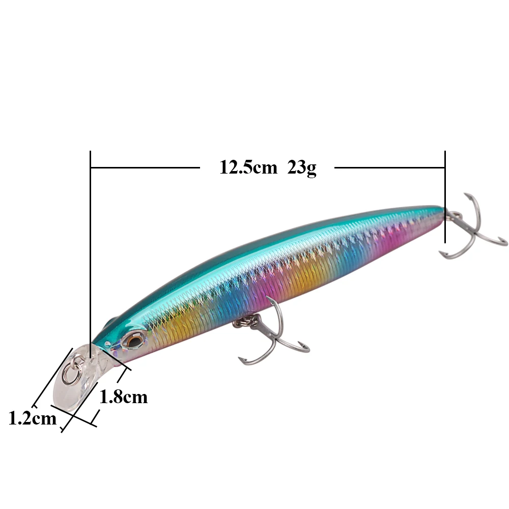 Умная Приманка Minnow 125 мм/23 г тонущие Искусственные приманки рыболовные воблеры Leurre Peche jerkbait приманка Em Rio Lote Leurres De Peche