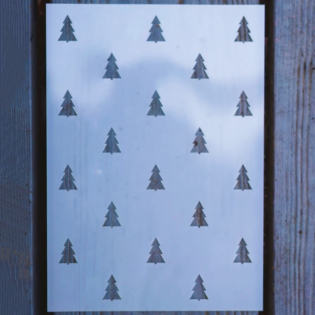 a4 a3 a2 size christmas tree wall stencils for painting scrapbooking what size is a2 card