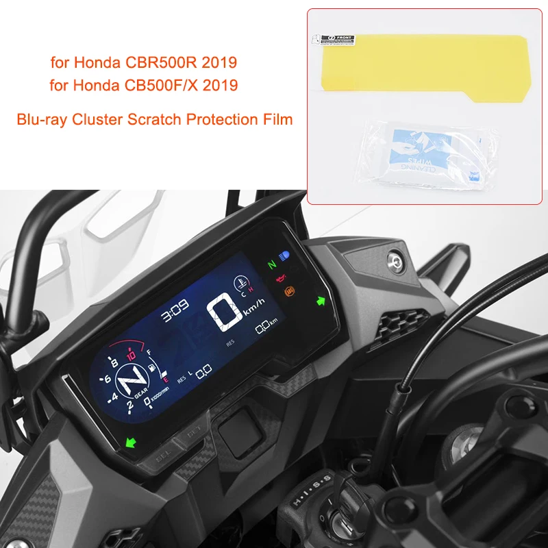 CBR500R CB500F/X 2019 кластерный дисплей с защитой от царапин защитная экранная пленка Speedo