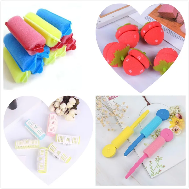 

3/5/6/12 Pcs Sponge Hair Styling Foam Hair Rollers Curler Hairdressing tool Soft DIY Styling Tools