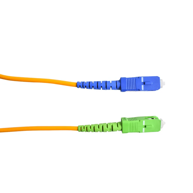 10 шт./лот SC/UPC в SC/APC 3 м Одномодовый FTTH волоконно-оптический патч-корд 3,0 мм симплексный контакт для 5 до 20 метров SC в SC