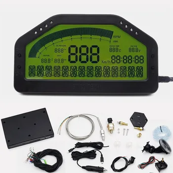 

12V DPU Rally Gauge Digital Display LCD Race Dash Dashboard Sensor Bluetooth Connection 9000 Rpm DO904