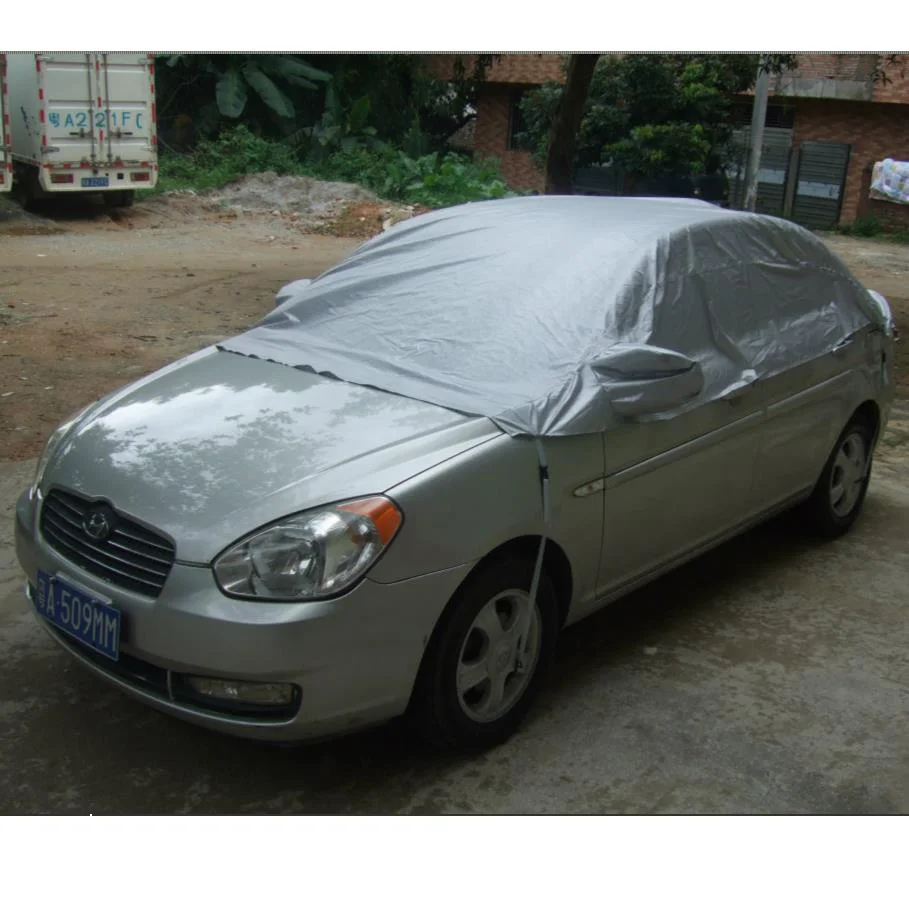 preço Tampa do carro Sol Chuva de Impedir Que O Calor e Frio Neve Metade Cobertura Autom aacute;tica Para O Saloon Hatchback Captador Tampa Revestimento DO PVC L XL opcional