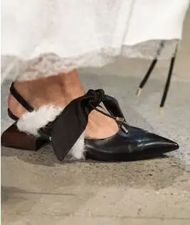 Bequem Picture Große 55mm Casual Picture Slingback Spitz Marke Frauen 42 As Pumpen Plus Band Seltsame Neue Elastische as Ferse Fliege Größe Herbst Cq1O4