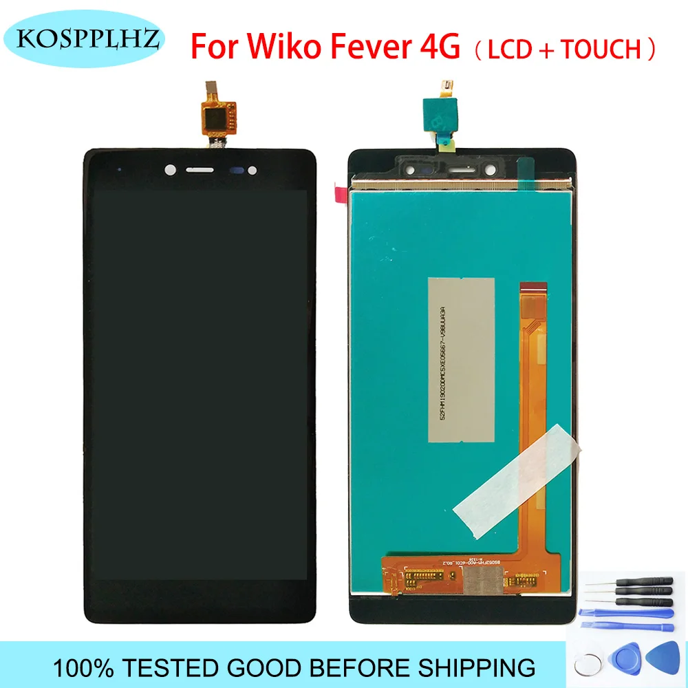 Оригинальный KOSPPLHZ качество для Wiko Fever 4G ЖК-дисплей кодирующий преобразователь