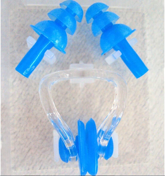 Silicone Swimming Nose Clip Christmas Tree Soft Earbud Waterproof Diving Earplug Water Sports Equipment