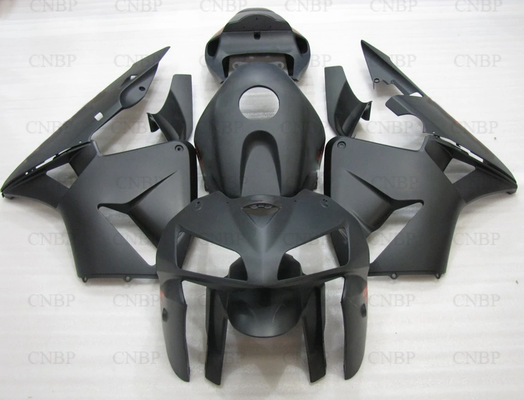 Обтекатели CBR 600 RR 06 Пластиковые обтекатели для Honda 600RR 2005 2006 черные CBR600RR 05|fairings for