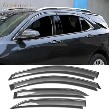

For Chevrolet Equinox 2017 2018 Car window Sun Rain Vent Visor Window Guard 4pcs car styling