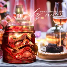 Звездные войны Штурмовик стеклянная бутылка вина Кристалл аэратор для винного графина виски бренди графин бокал вина Бутылка Воды Подарки