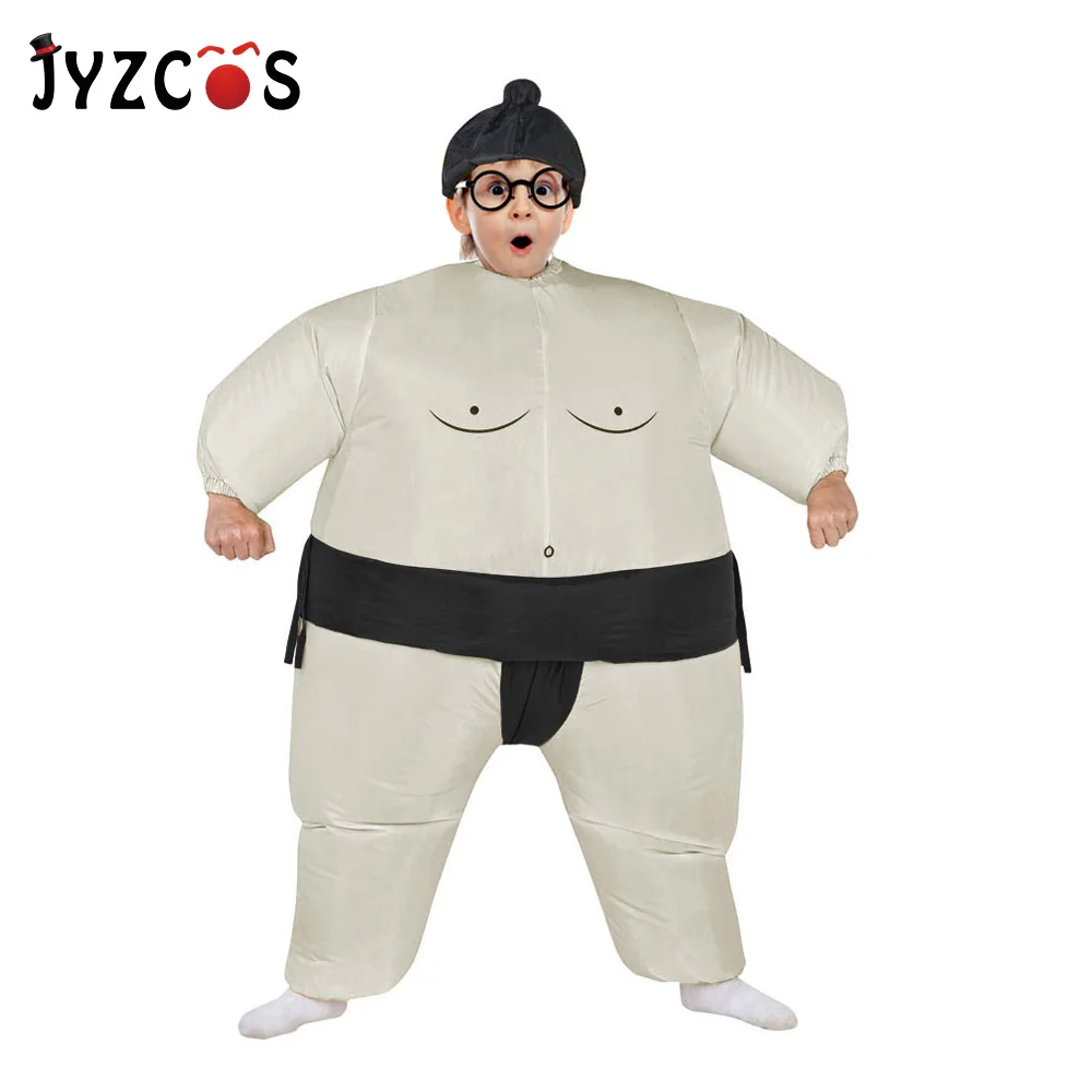 JYZCOS надувные детские костюмы с вентилятором Sumo костюм Борцовский Пурима на